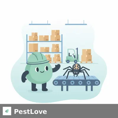 False Widow Spider Management in Logistics and Distribution Centers