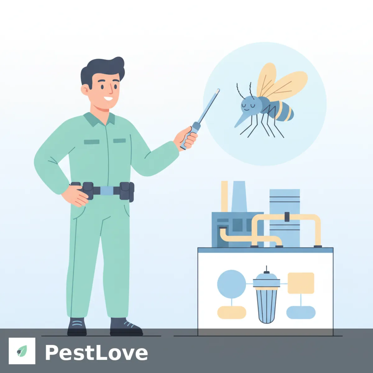 Bekjempelse av Culex-mygg i industrielle renseanlegg: En folkehelseprotokoll