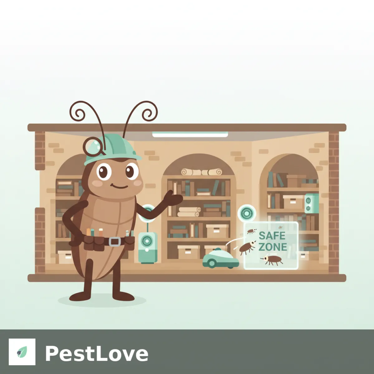 Bekjempelse av orientalsk kakerlakk i historiske kjellere og arkiver: En guide for konservatorer