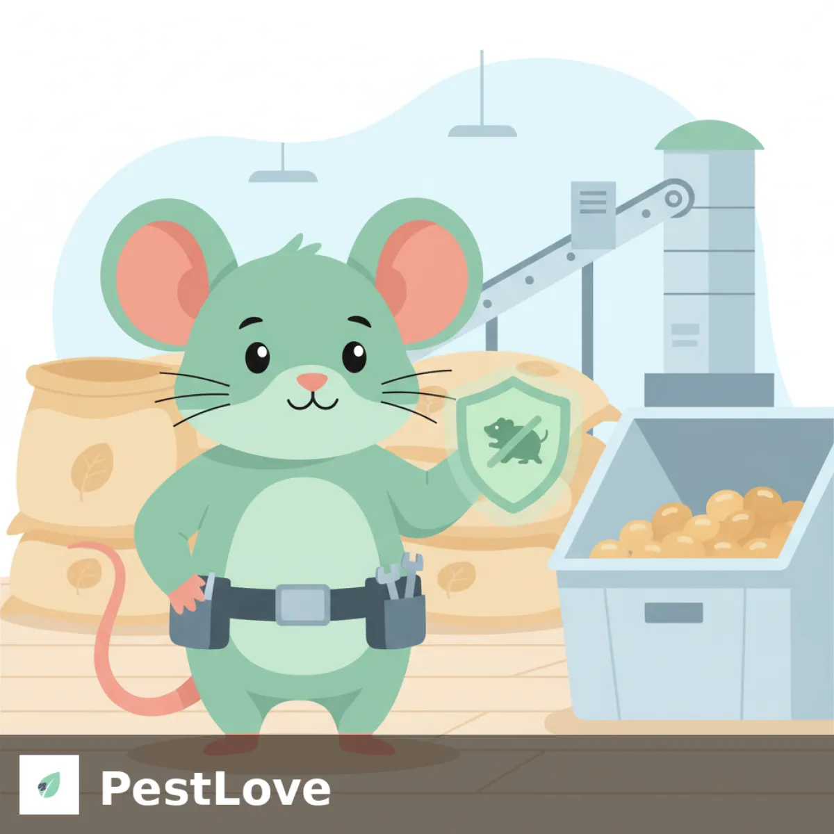 Zwalczanie gryzoni w magazynach soi po zbiorach: Przewodnik IPM