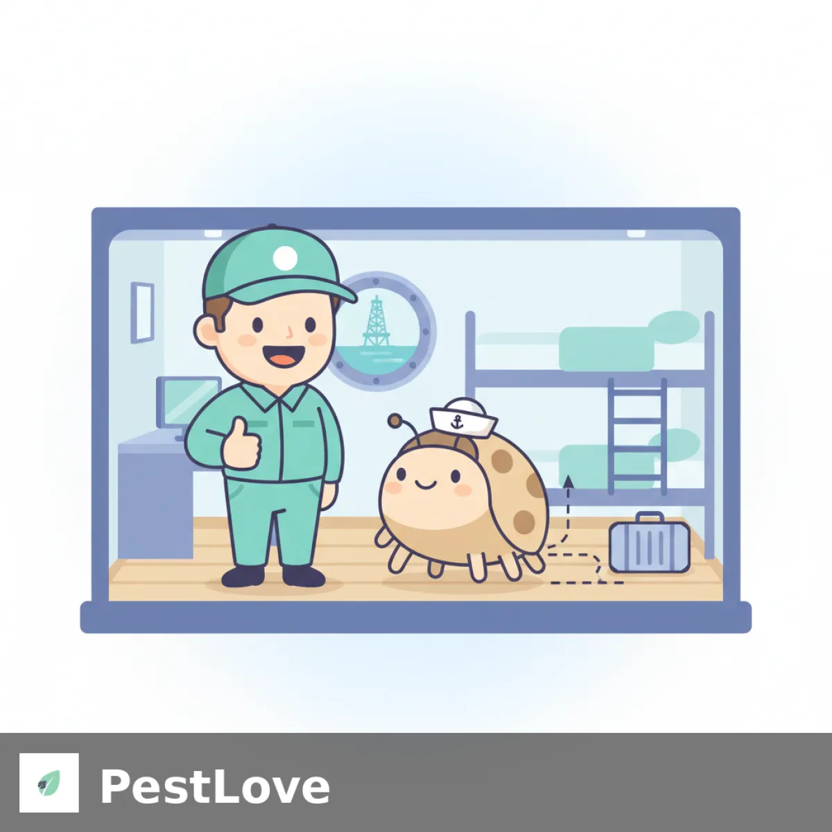 Protokoller for forebygging av veggedyr på oljerigger og i maritime lugarer