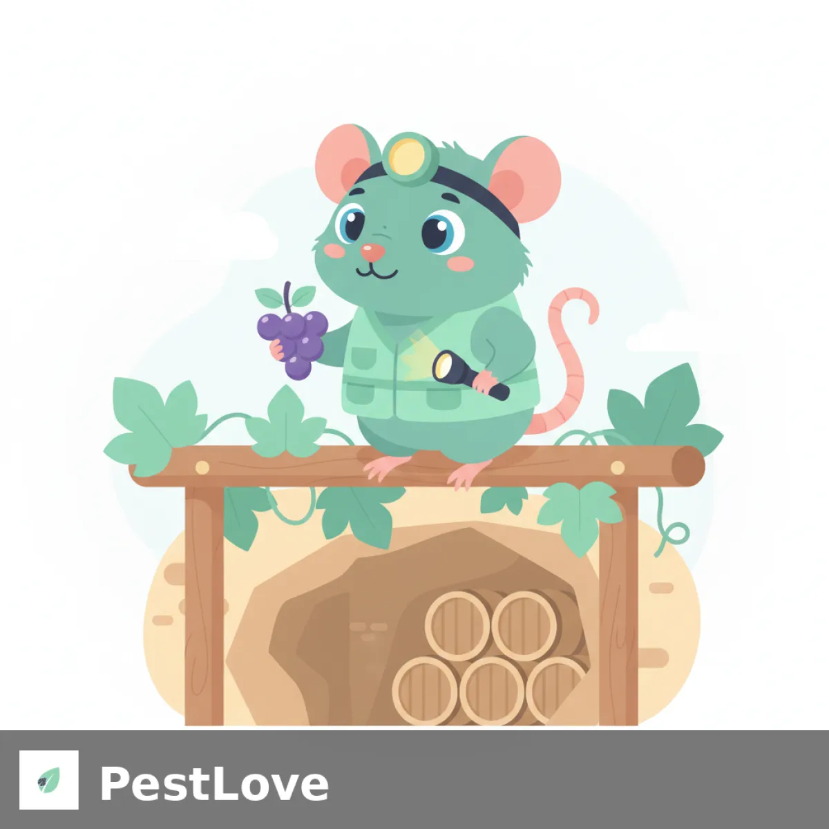 Mustarotan torjunta viinitarhoilla ja viinitilojen varastoluolissa