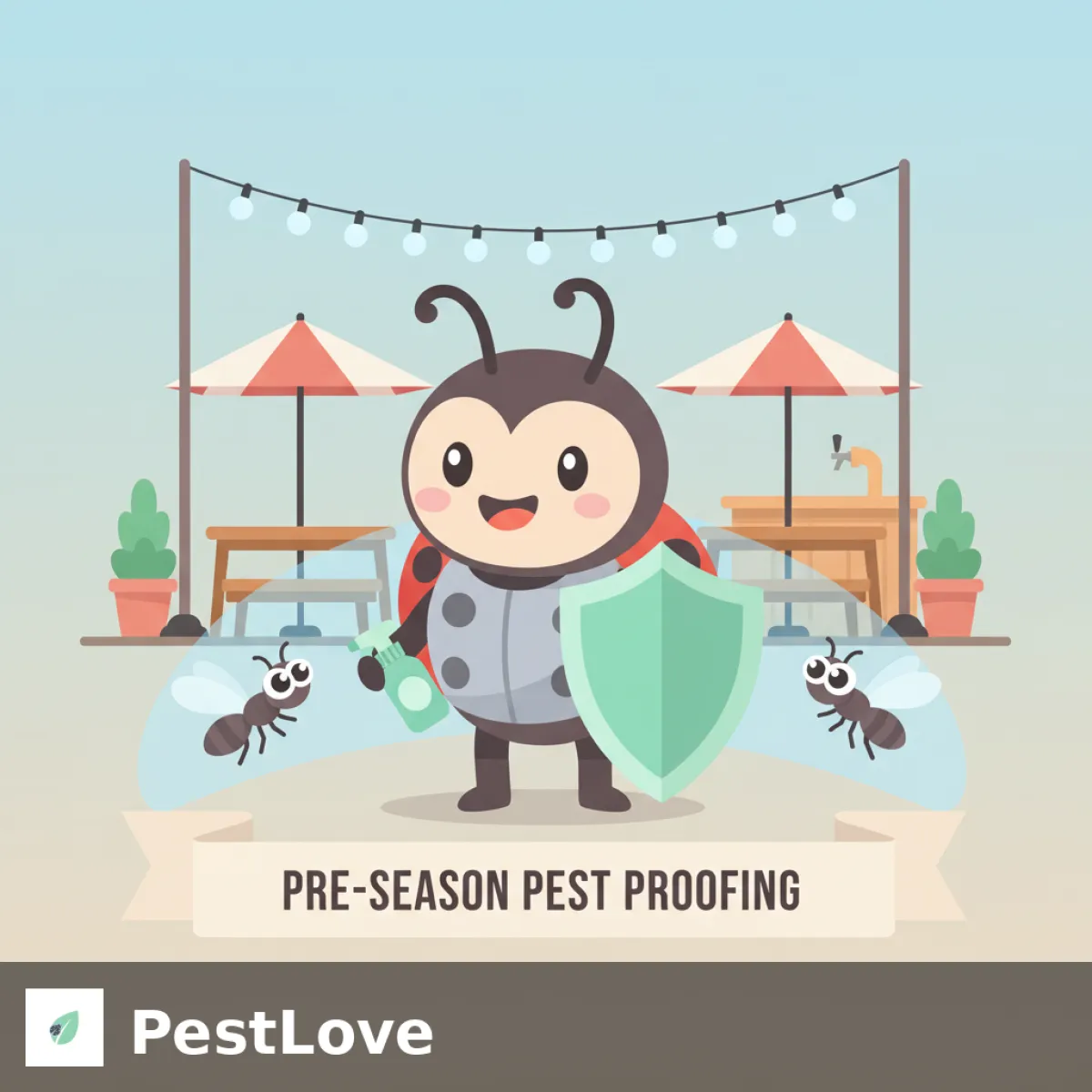 Terassikauden tuholaistorjunta: Ammattilaisen IPM-opas ravintoloille ja olutpuutarhoille