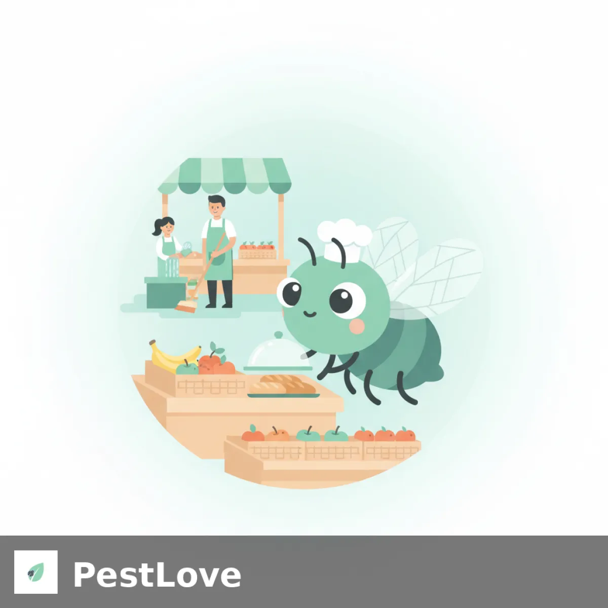 Quy trình Vệ sinh và Kiểm soát Ruồi tại các Chợ Thực phẩm Ngoài trời