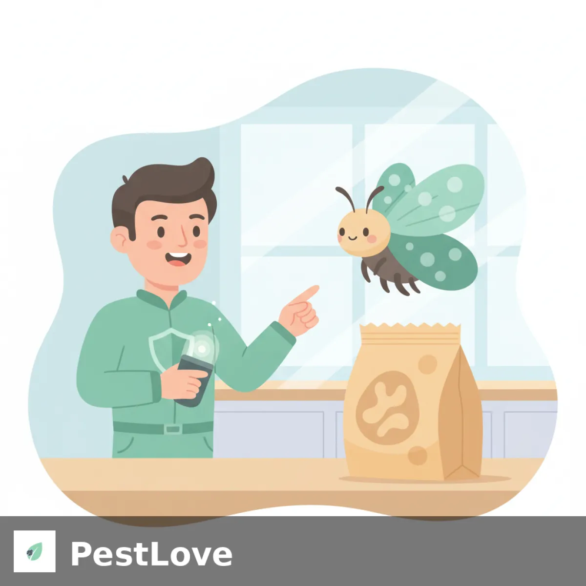 Intianjauhokoisan torjunta luonnonmukaisissa lemmikkieläinruokien tuotantolaitoksissa