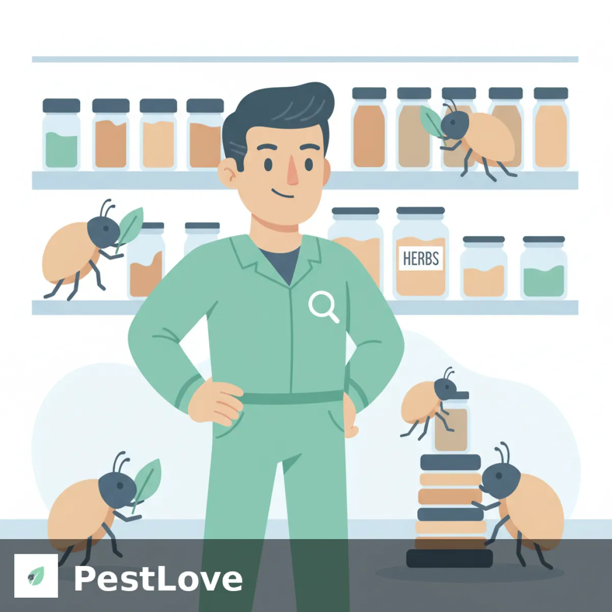 إدارة خنفساء التبغ في مخازن التوابل والأعشاب الجافة: دليل شامل