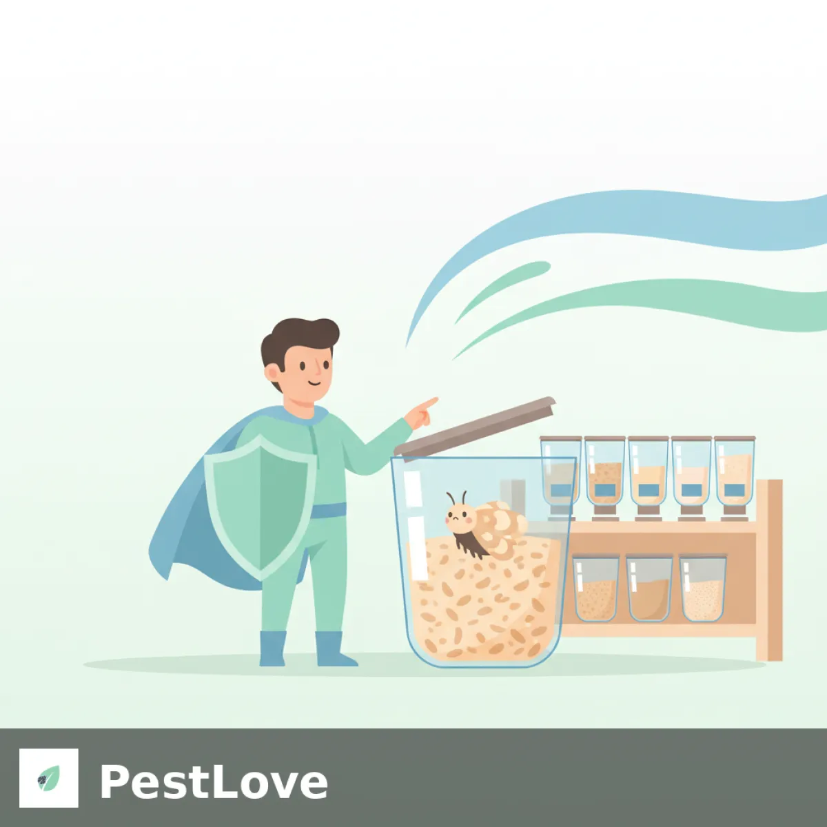 Prévention de la teigne alimentaire dans les bacs à vrac pour les épiceries zéro déchet