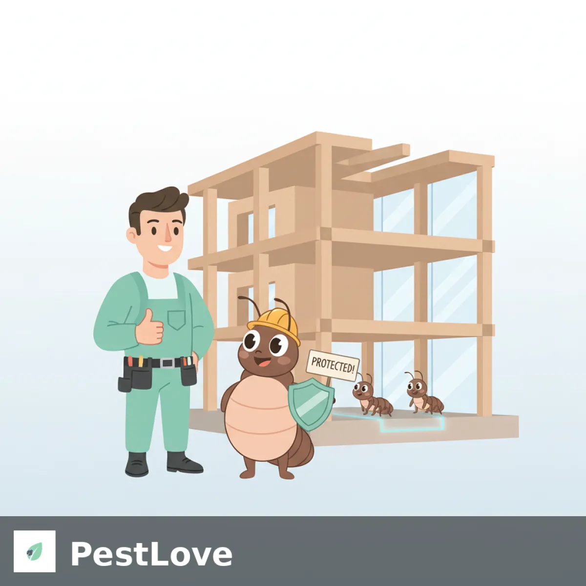 Termitenschutz-Strategien für den gewerblichen Massivholzbau