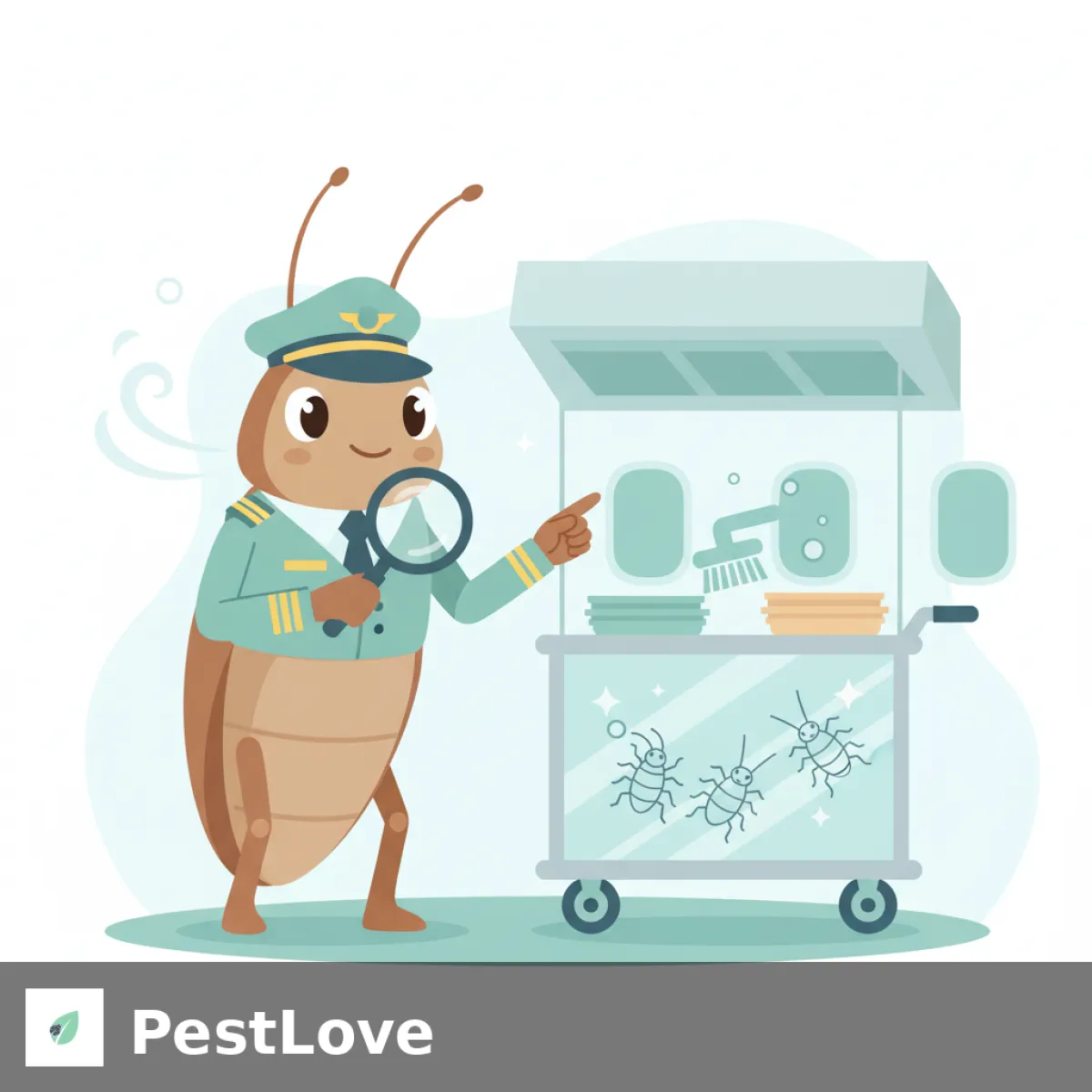 Forebygging av tysk kakerlakk i kommersiell luftfart og flycatering