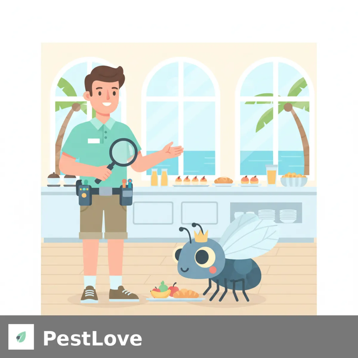 إدارة ذباب القاذورات في مناطق الوجبات المفتوحة والإفطار بالفنادق في المناخات الاستوائية