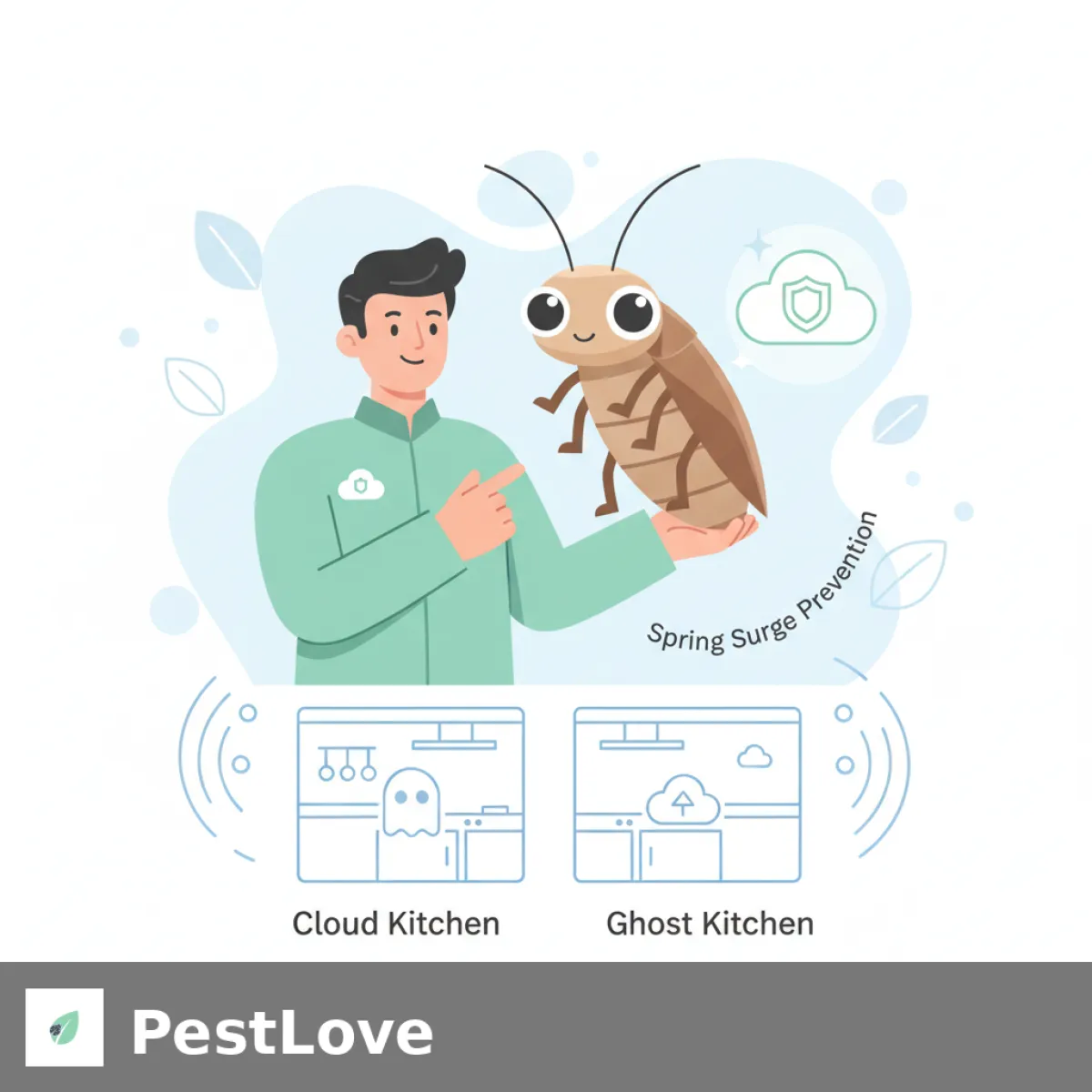 Prevenzione Primaverile delle Infestazioni di Scarafaggi nelle Cloud Kitchen e Ghost Kitchen