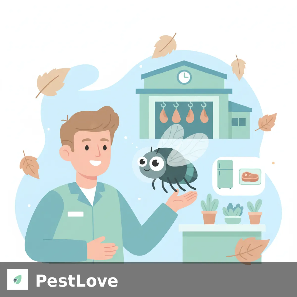 Blåflugekontroll för svenska slakterier, köttaffärer och detaljistförsäljning: En IPM-guide för höst och vinter