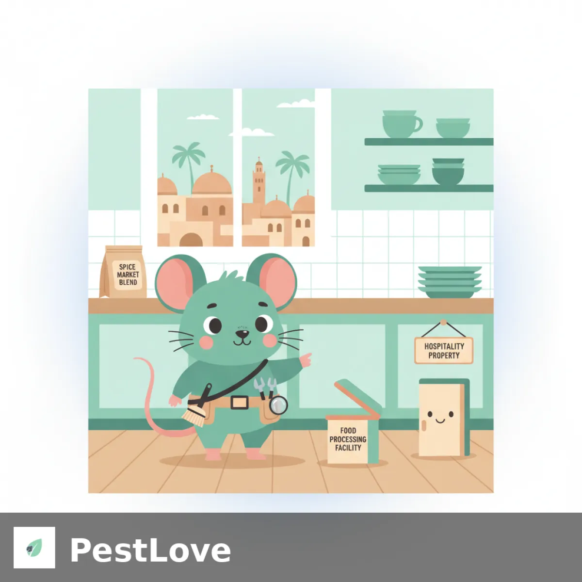 Frühjahrs-Nagetierbekämpfung für marokkanische Lebensmittelverarbeitungsbetriebe, Medina-Gewürzmarktstände und Hospitality-Immobilien