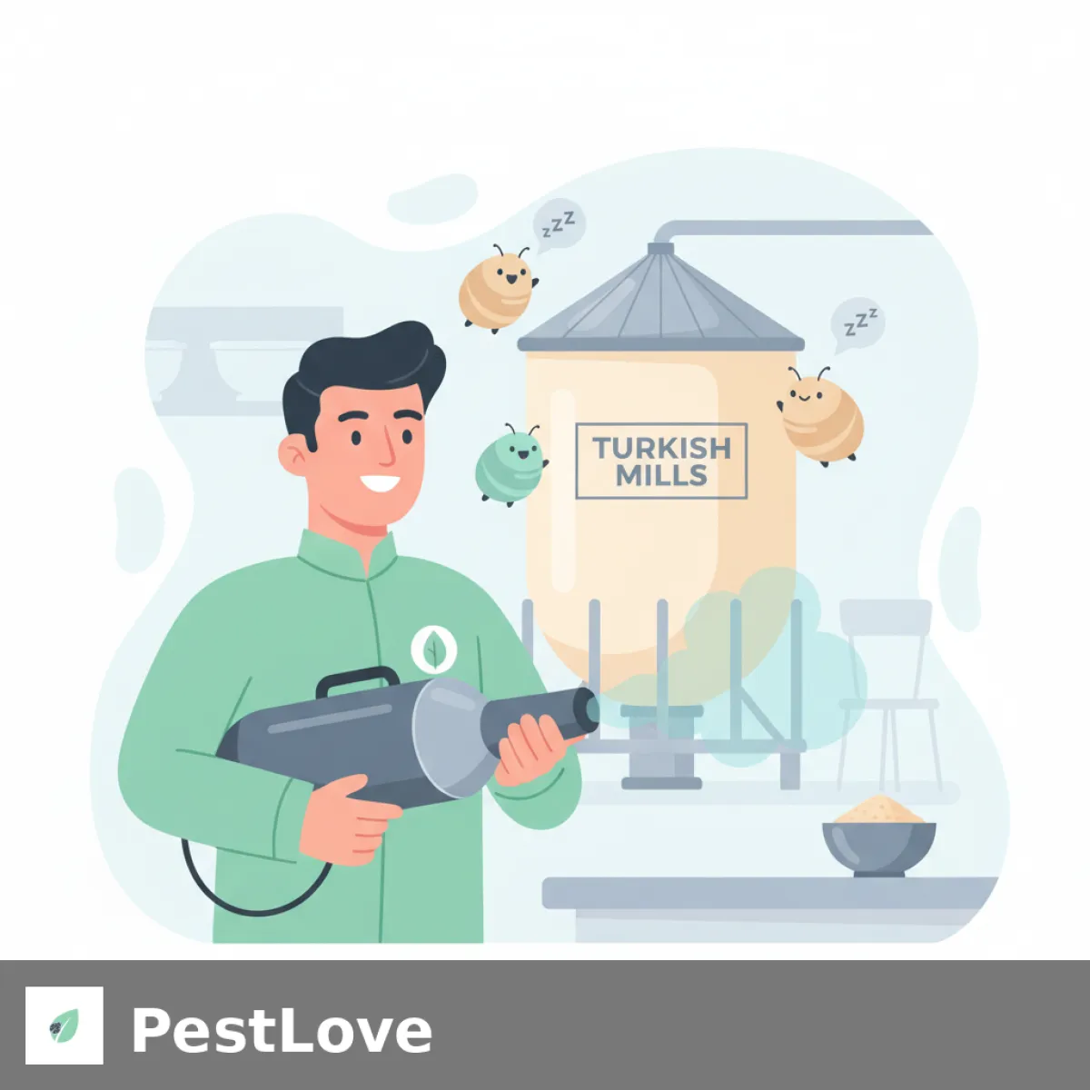 Spring Grain Pest Fumigation for Turkish Mills