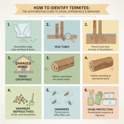 How to Identify Termites: The Authoritative Guide to Signs, Appearance & Behavior