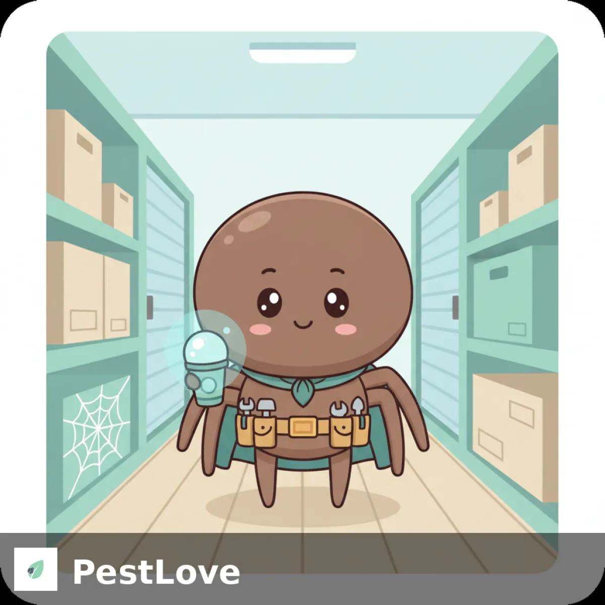 Teksas ve Oklahoma Depolarında Kahverengi Kesis Örümceği