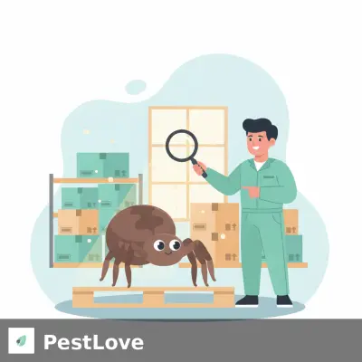 TX-OK Depolarında Kahverengi Keşiş Örümceği Bahar Kontrolü