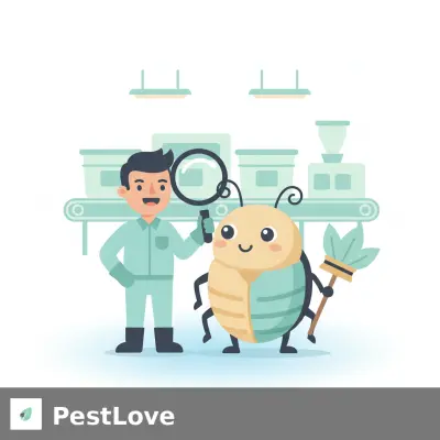 Control del escarabajo de almacén en plantas de alimentos infantiles