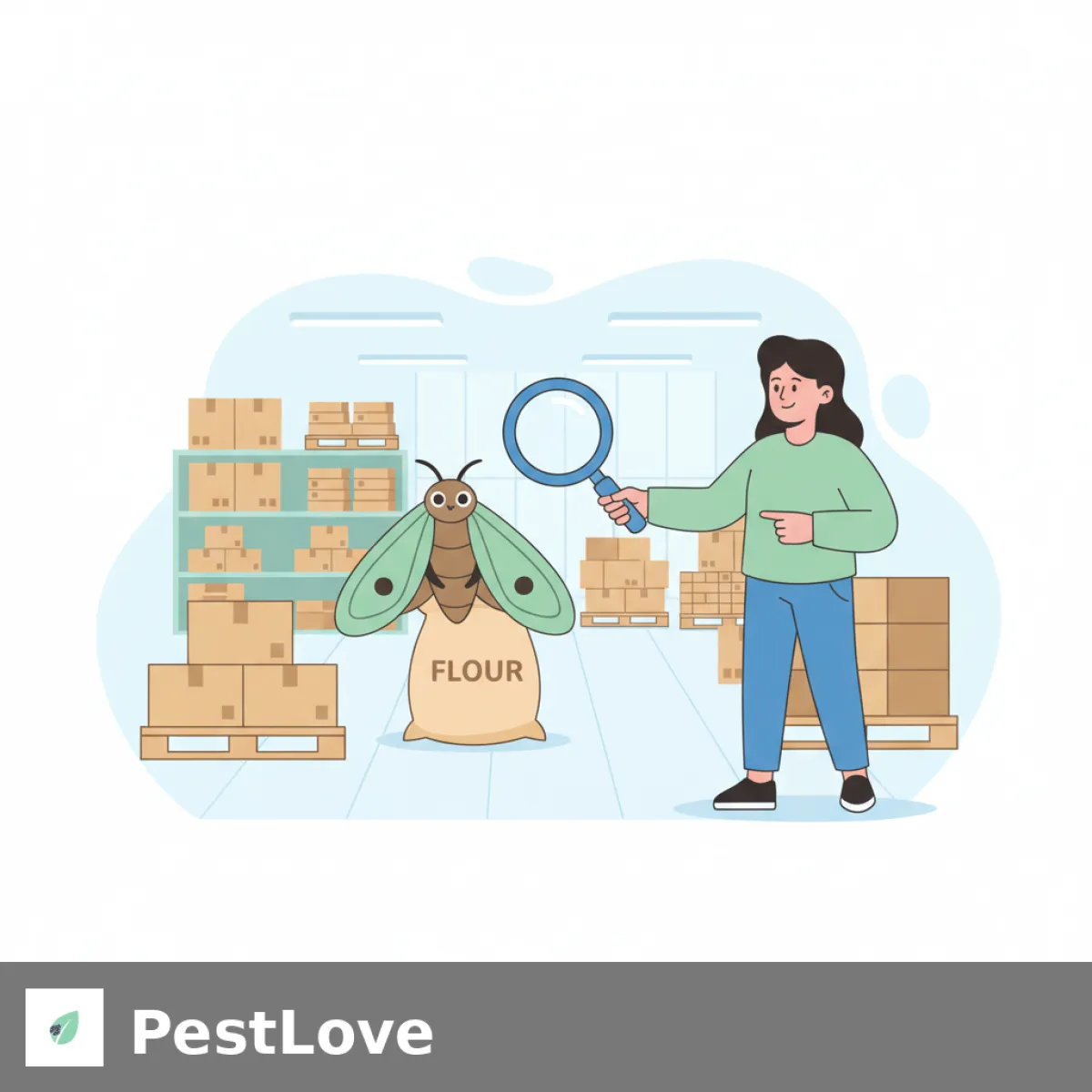 Flour Moth Control in EU Distribution Warehouses