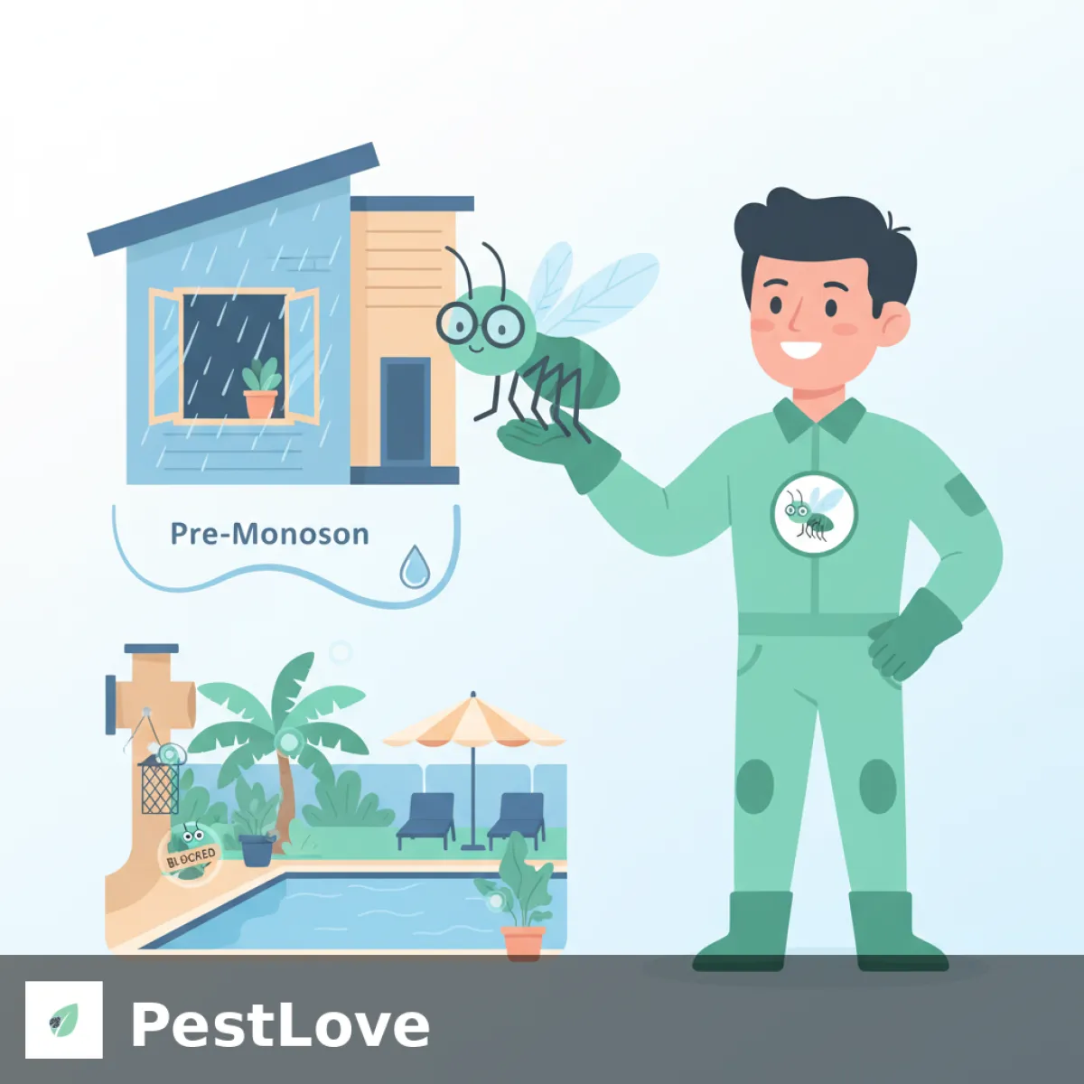 Control de mosquitos pre-monzón en resorts de Filipinas