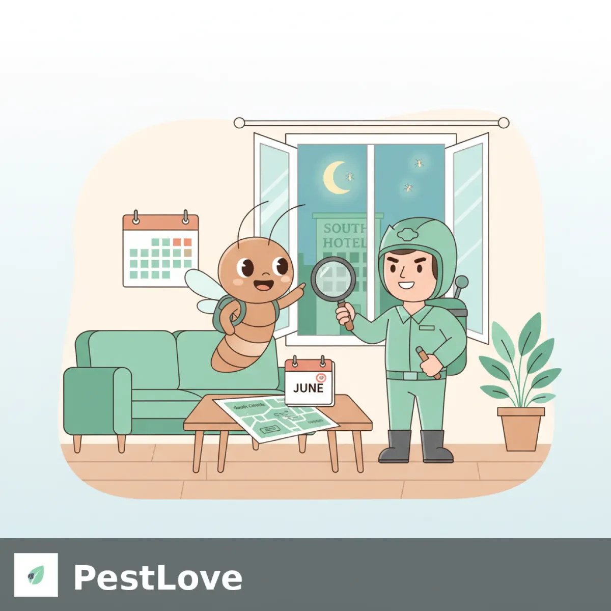 Termites de Formose : Plan de juin pour les hôtels