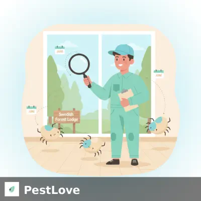 Castor Bean Tick June Audits for Swedish Forest Lodges