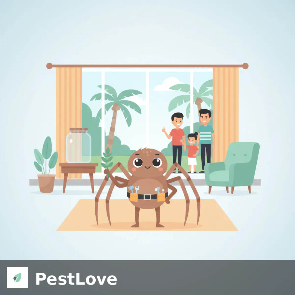 Quy trình Di dời Nhện Thợ Săn: Hướng dẫn Chuyên nghiệp cho các Khu nghỉ dưỡng Sinh thái