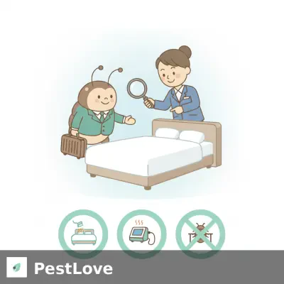 נוהלי עבודה לפשפשי מיטה במלונות עסקים ביפן בסתיו